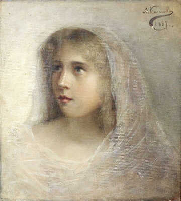 Колесова Александра Ивановна. Женский портрет